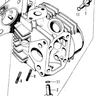 O-ring til Ventilstyr 9,5X1,6 på Honda Topstykke 6V (91306028000) NR11.